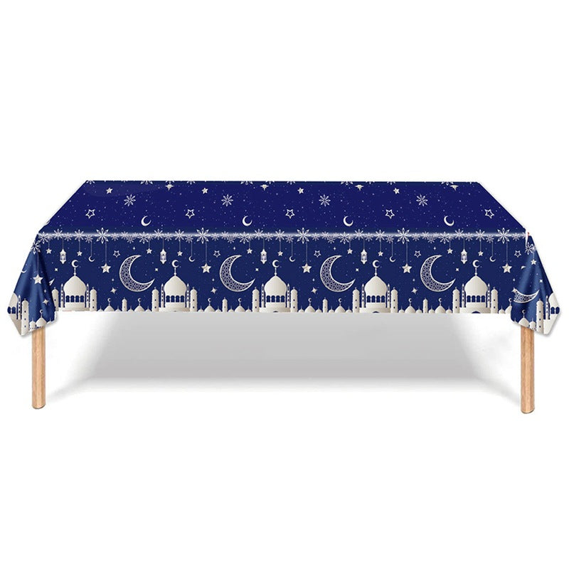 Eid Mubarak Table Cloth Design #1