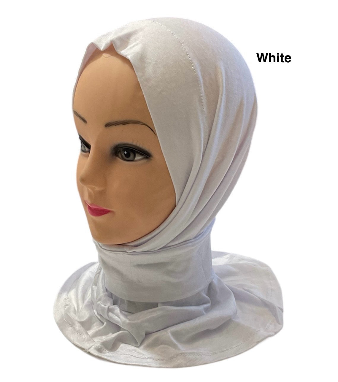 Kuwaiti tabaqia 1-Piece (one piece) very soft stetchable cotton Hijabs