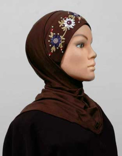 Two Piece Cotton Jasmine Hijab