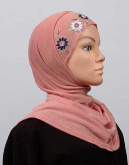 Two Piece Cotton Jasmine Hijab