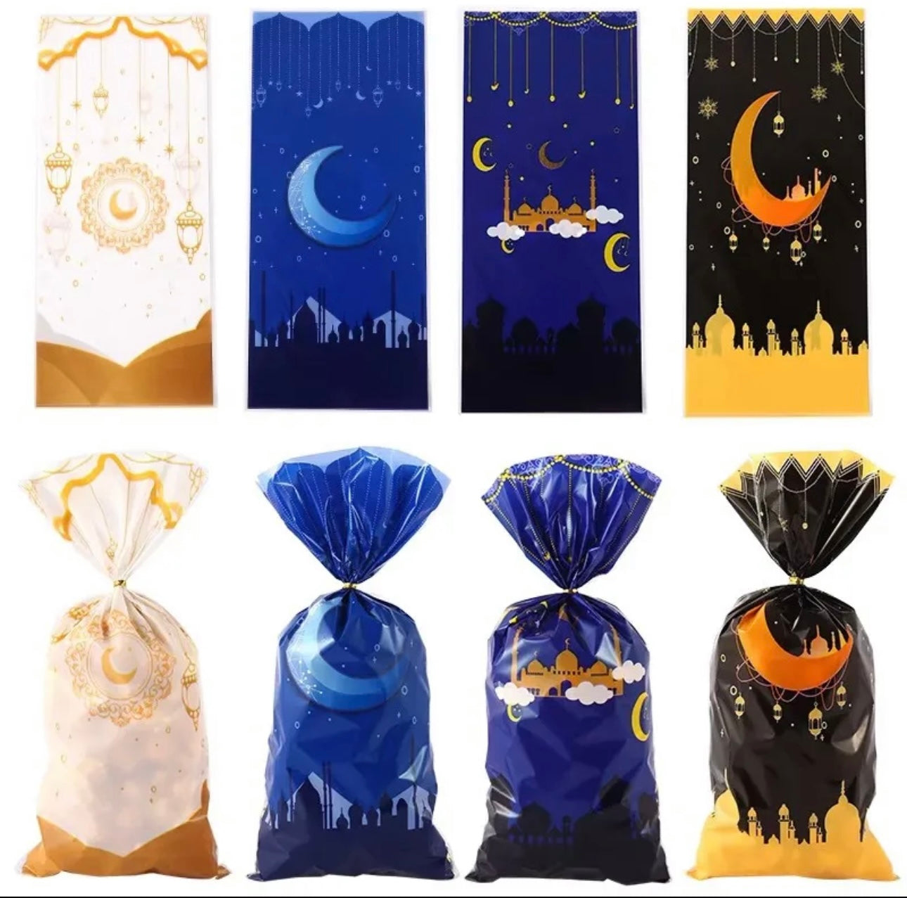 100 Pieces Ramadan & Eid Mubarak Party Bags