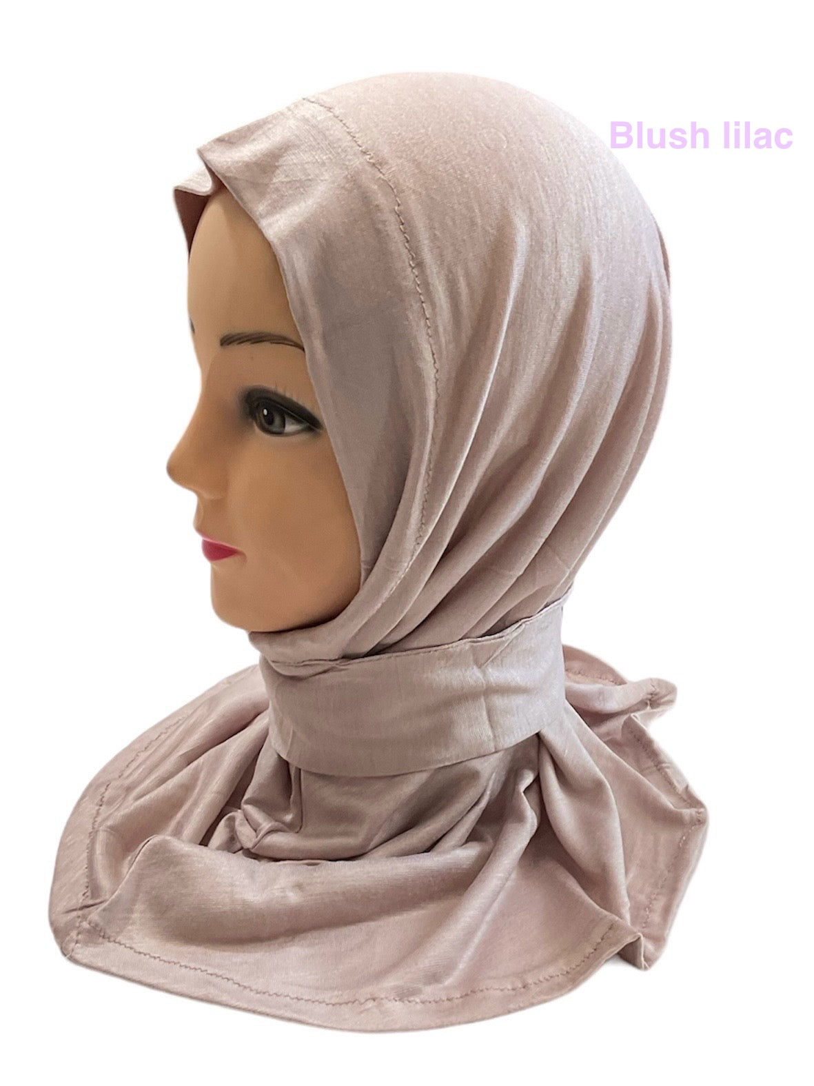 Kuwaiti tabaqia 1-Piece (one piece) very soft stetchable cotton Hijabs