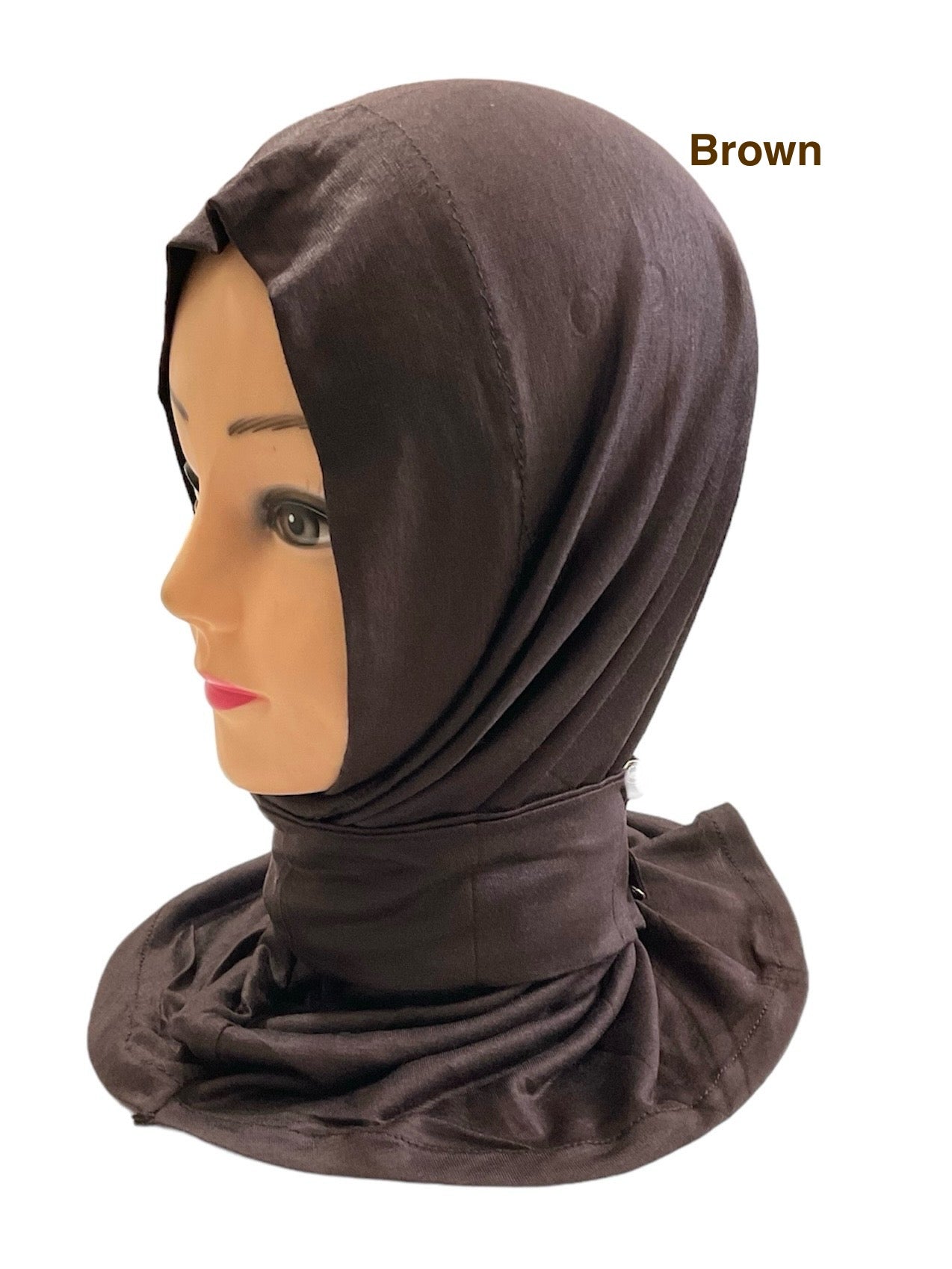 Kuwaiti tabaqia 1-Piece (one piece) very soft stetchable cotton Hijabs