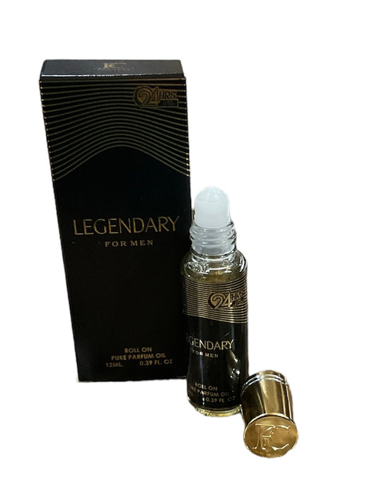 Legandary for men roll on pure parfum Alcohol-Free Oil Perfume 12ml.