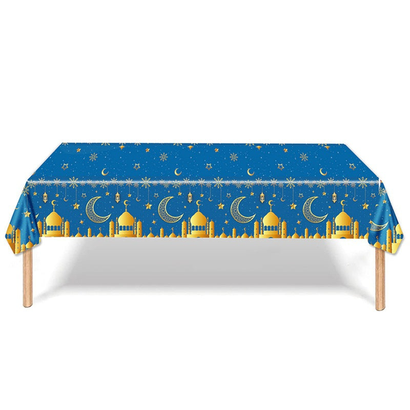 Eid Mubarak Table Cloth Design #1