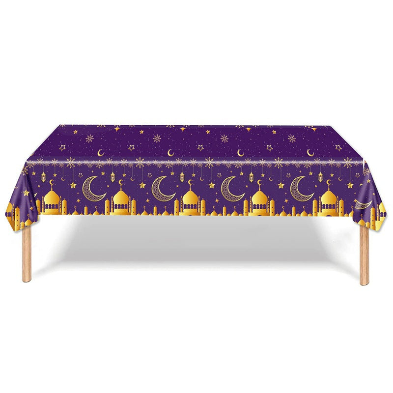 Eid Mubarak Table Cloth Design #1