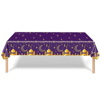 Eid Mubarak Table Cloth Design #1