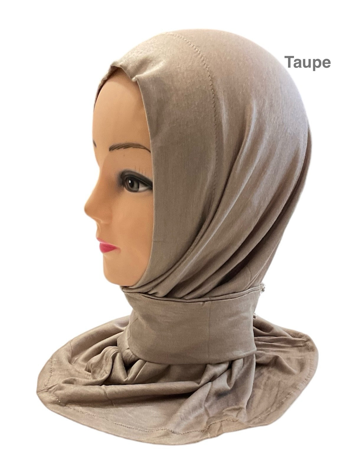 Kuwaiti tabaqia 1-Piece (one piece) very soft stetchable cotton Hijabs