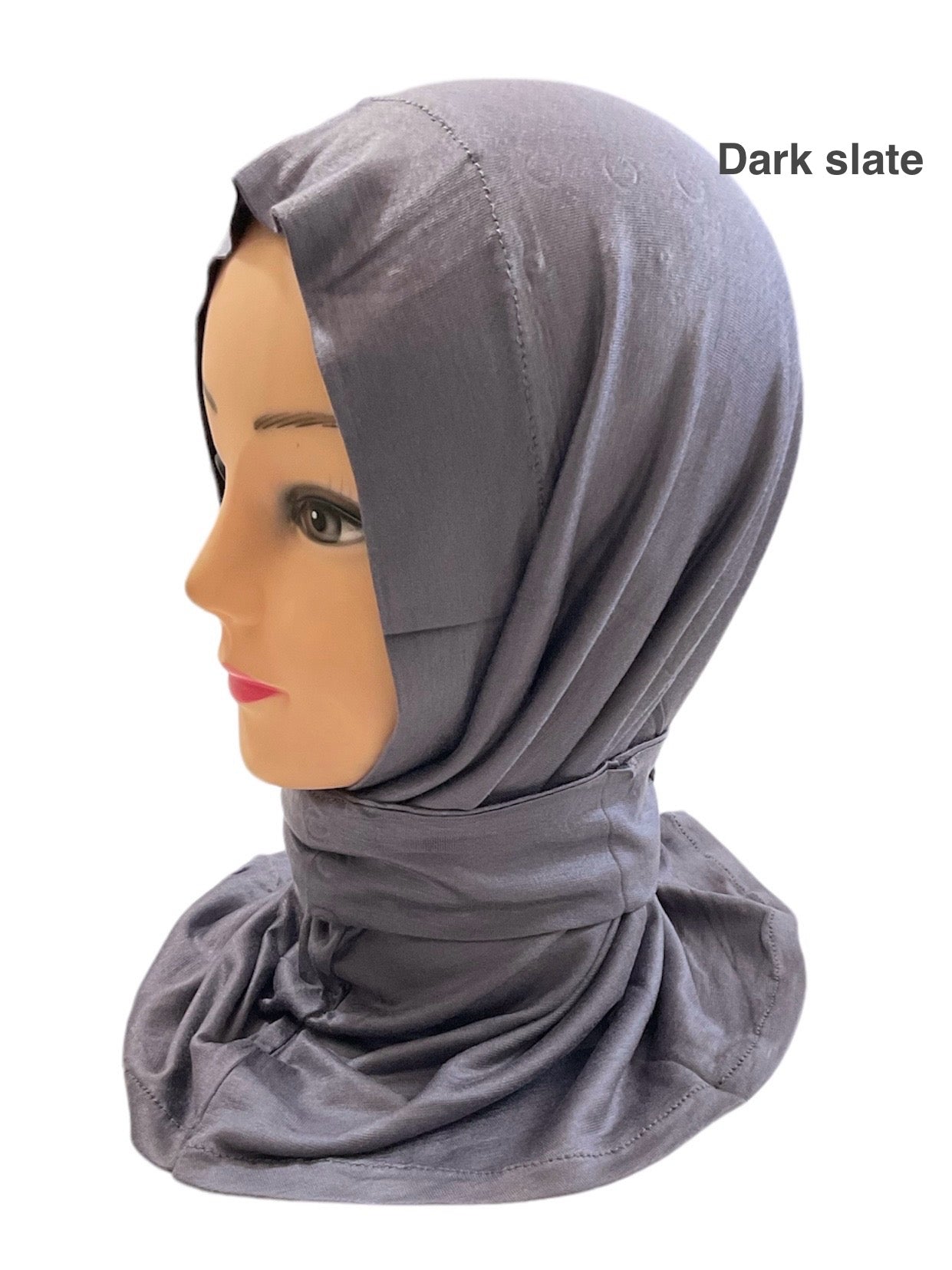 Kuwaiti tabaqia 1-Piece (one piece) very soft stetchable cotton Hijabs