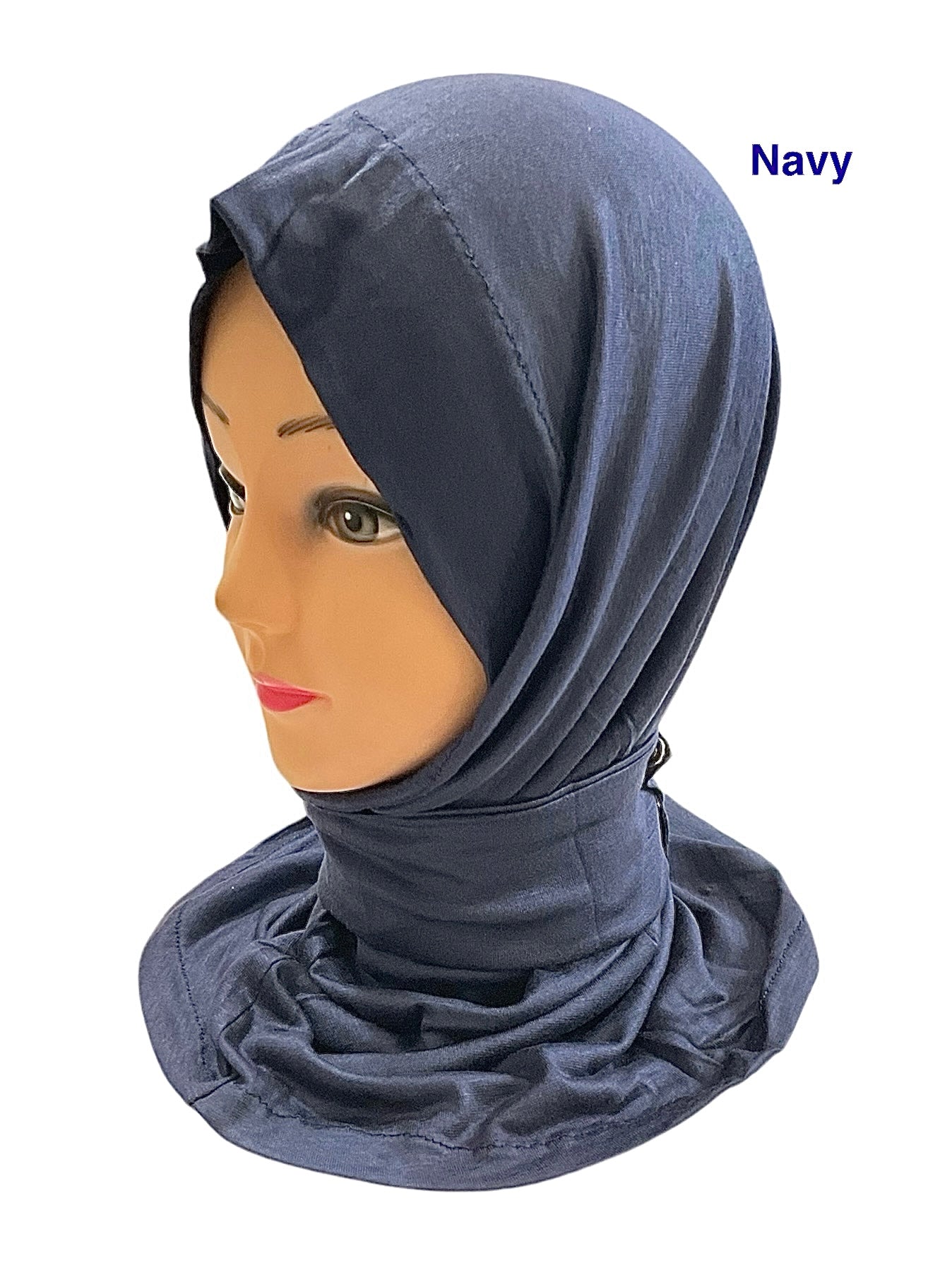 Kuwaiti tabaqia 1-Piece (one piece) very soft stetchable cotton Hijabs