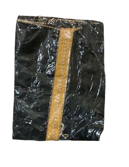 Traditional Black Arab Bisht Worn Over Thowb.