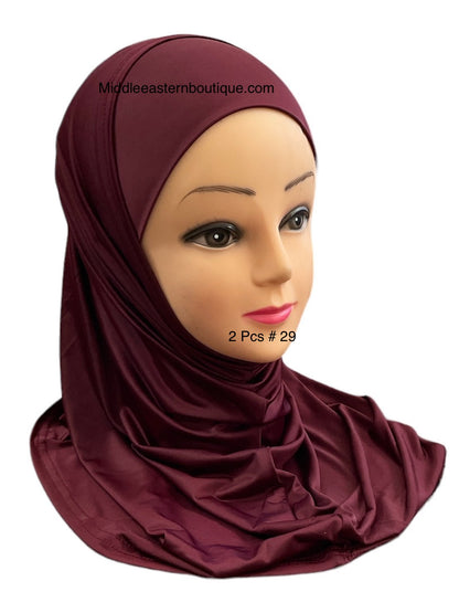 2-Piece Lycra Hijab