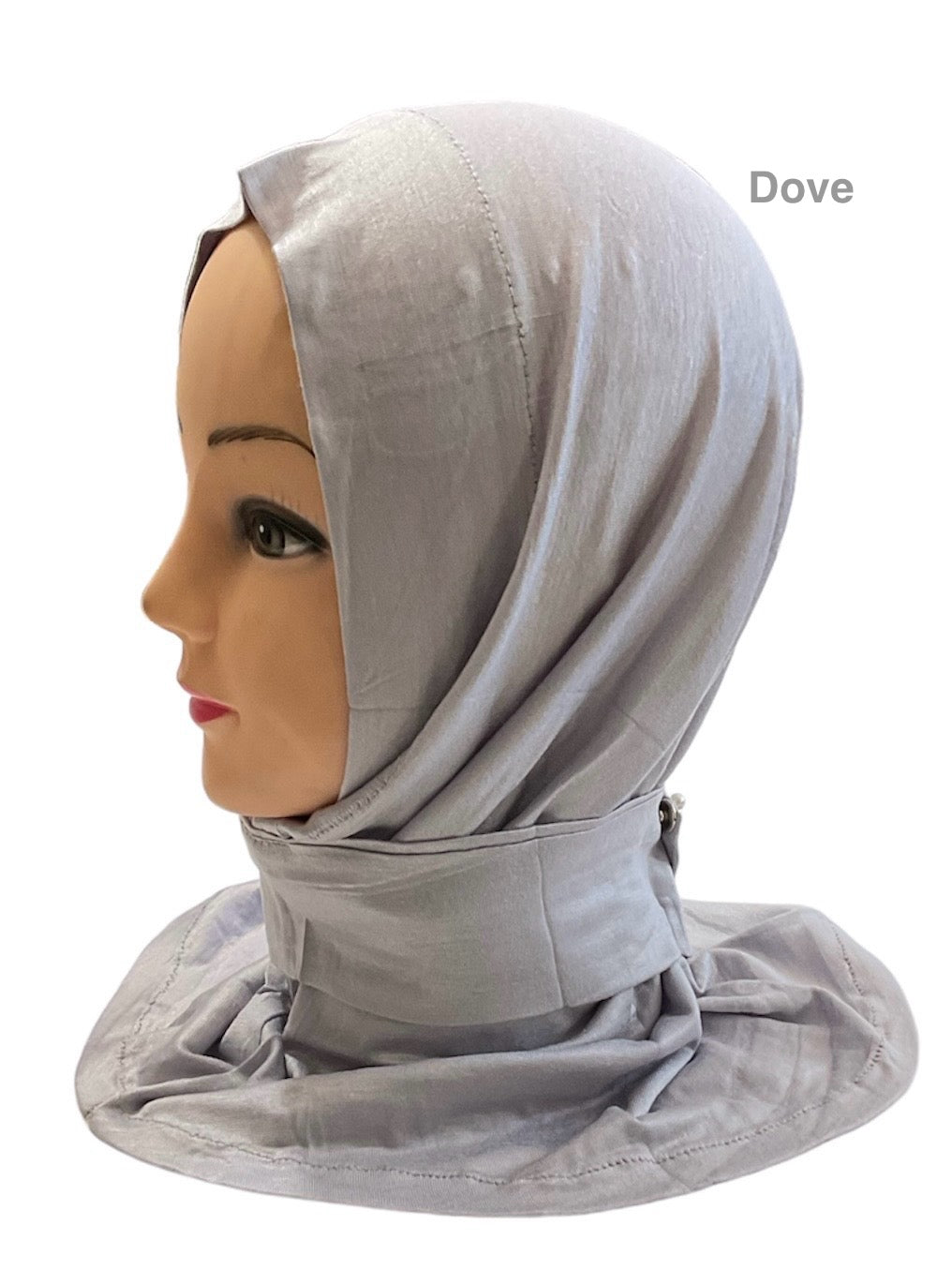 Kuwaiti tabaqia 1-Piece (one piece) very soft stetchable cotton Hijabs