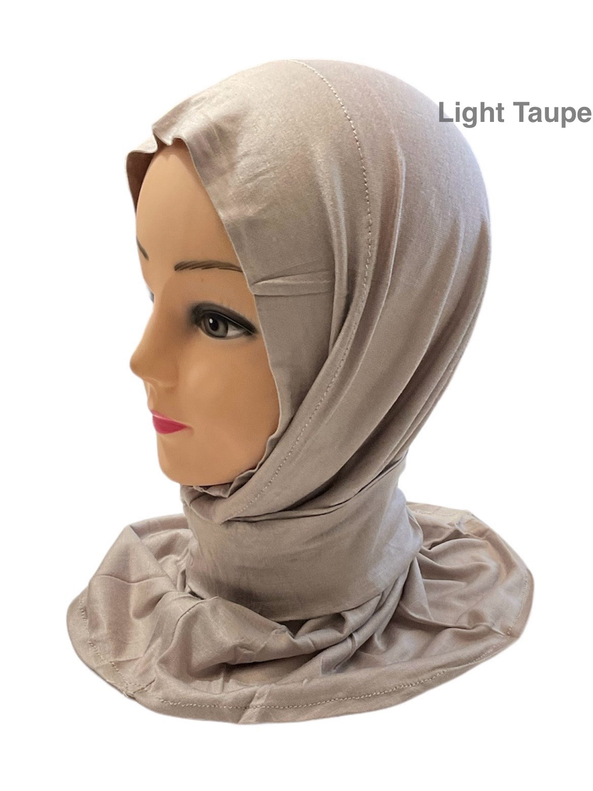 Kuwaiti tabaqia 1-Piece (one piece) very soft stetchable cotton Hijabs