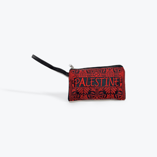 Palestinian Tatreez Pouch