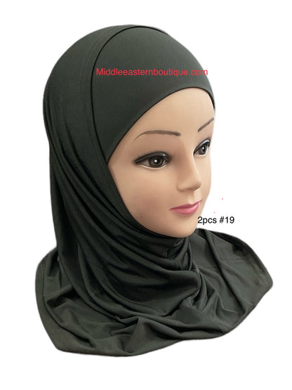 2-Piece Lycra Hijab