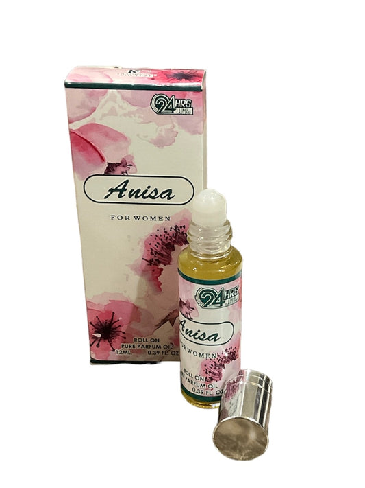 Anisa for women roll on pure parfum Alcohol-Free Oil Perfume 12ml.