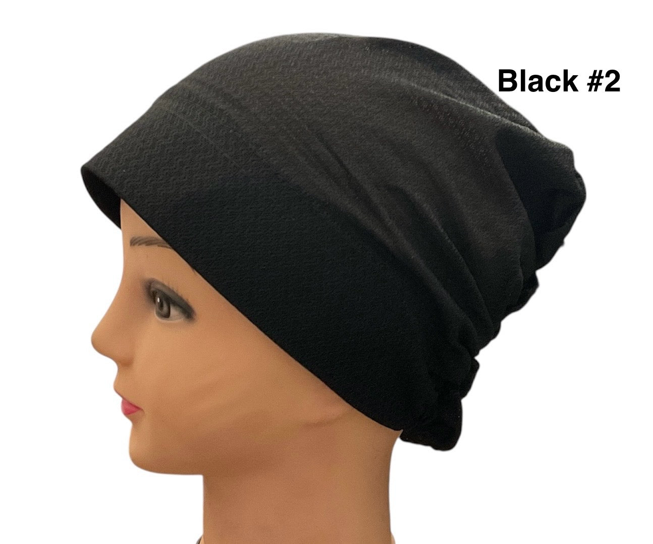 Lace Turban Padded Under Scarf Cap / Full Bonnet cover , Hard Front Style made in Kuwait