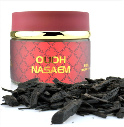 Bakhoor Alnabeel - Oudh Nasaem - jar 60 gram / 2.1 oz - عود نسايم