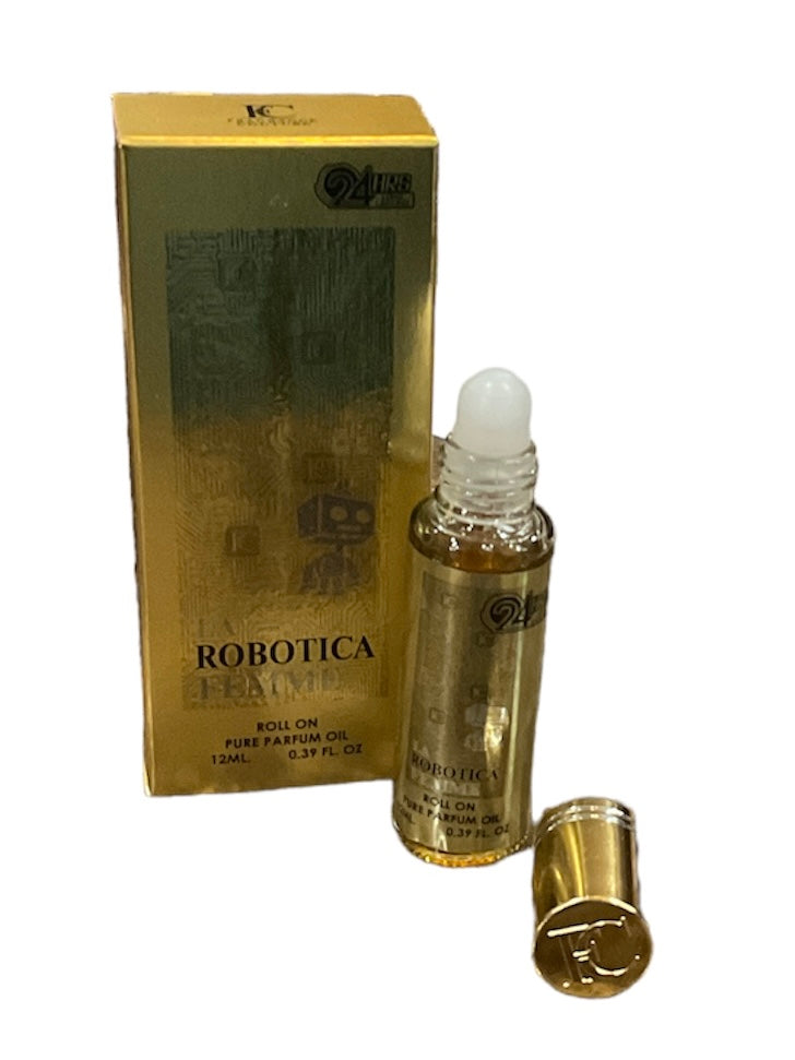 LA ROBOTICA FEMME for women roll on pure parfum Alcohol-Free Oil Perfume 12ml.