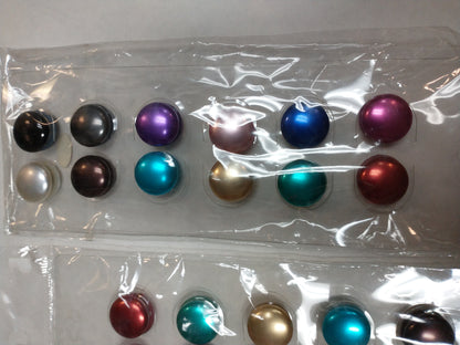 Three Randomly Picked Colored Magnetic Pins for Hijab