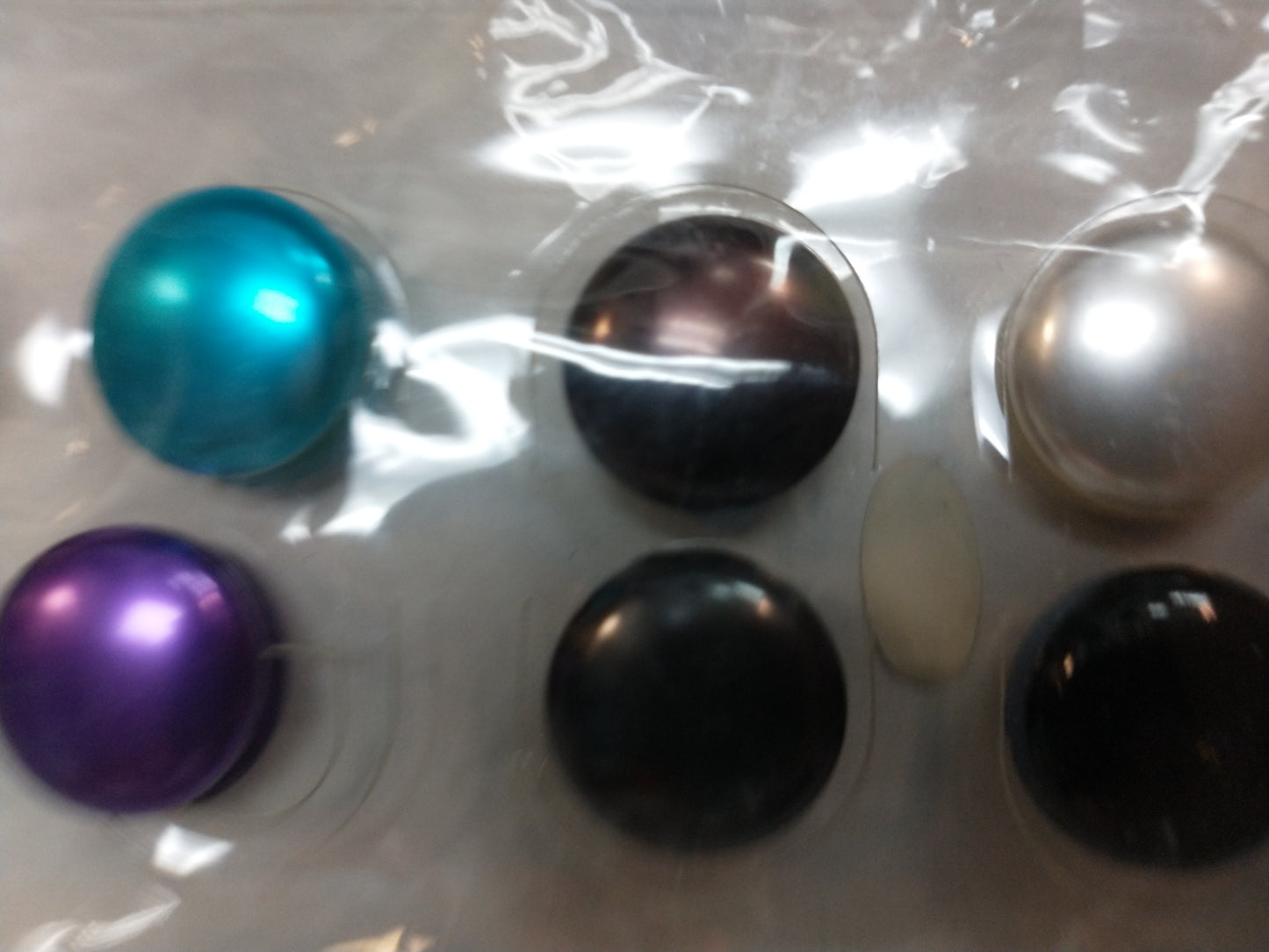 Three Randomly Picked Colored Magnetic Pins for Hijab