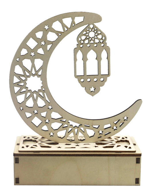 Laser Cut Ramadan Decorations Wooden Ornaments Style 3 Middle Eastern Boutique