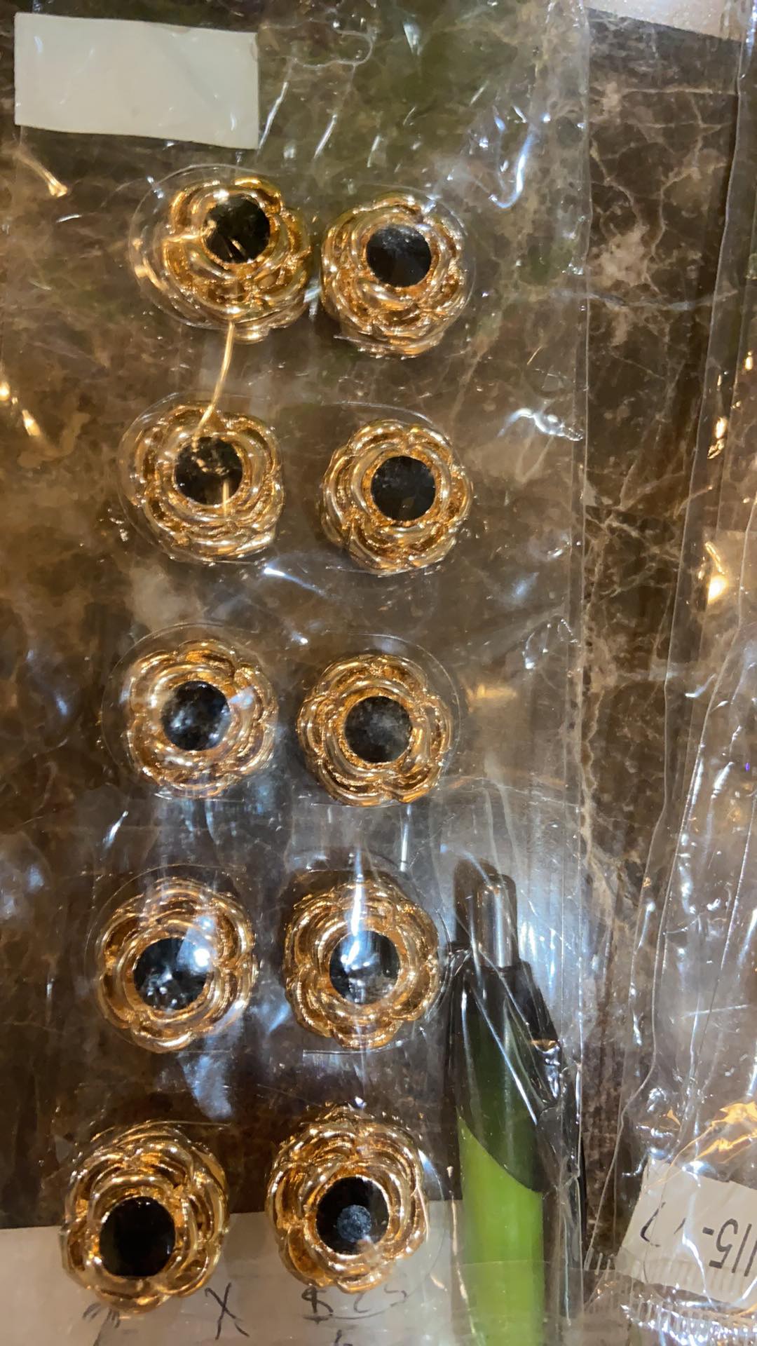 Gold Metallic Magnetic Pins for Hijab Middle Eastern Boutique