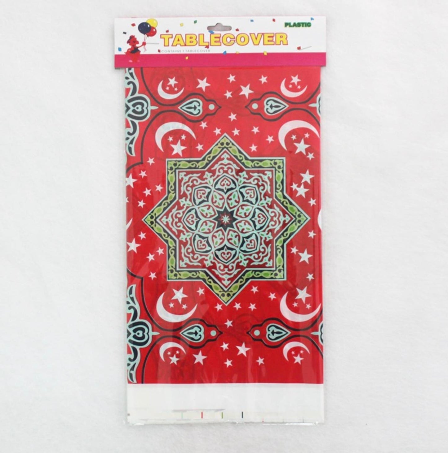 Tablecloth Table Cloths Eid Mubarak Ramadan Table Cover Waterproof Moslem Islamism Party Table Protector for Muslim Festival Decorations Supplies Mixed Style Middle Eastern Boutique