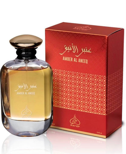 RAYEF AMBER AL ANEEQ EDP 100ML Eau de Parfum - 100 ml  (For Men & Women) Middle Eastern Boutique