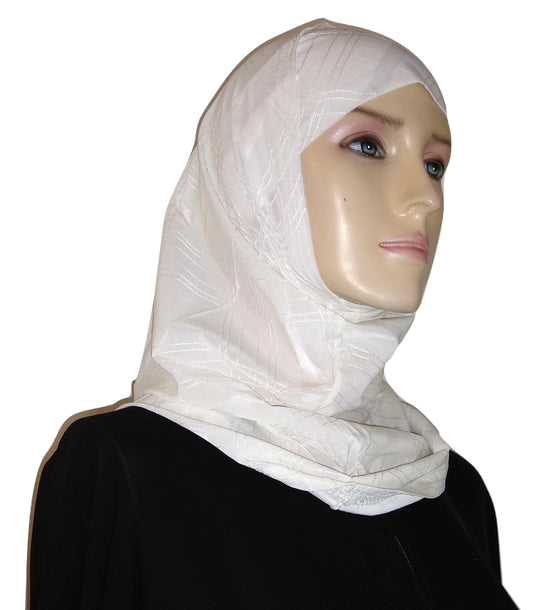 Two-Piece Textured Lycra Hijab Middle Eastern Boutique