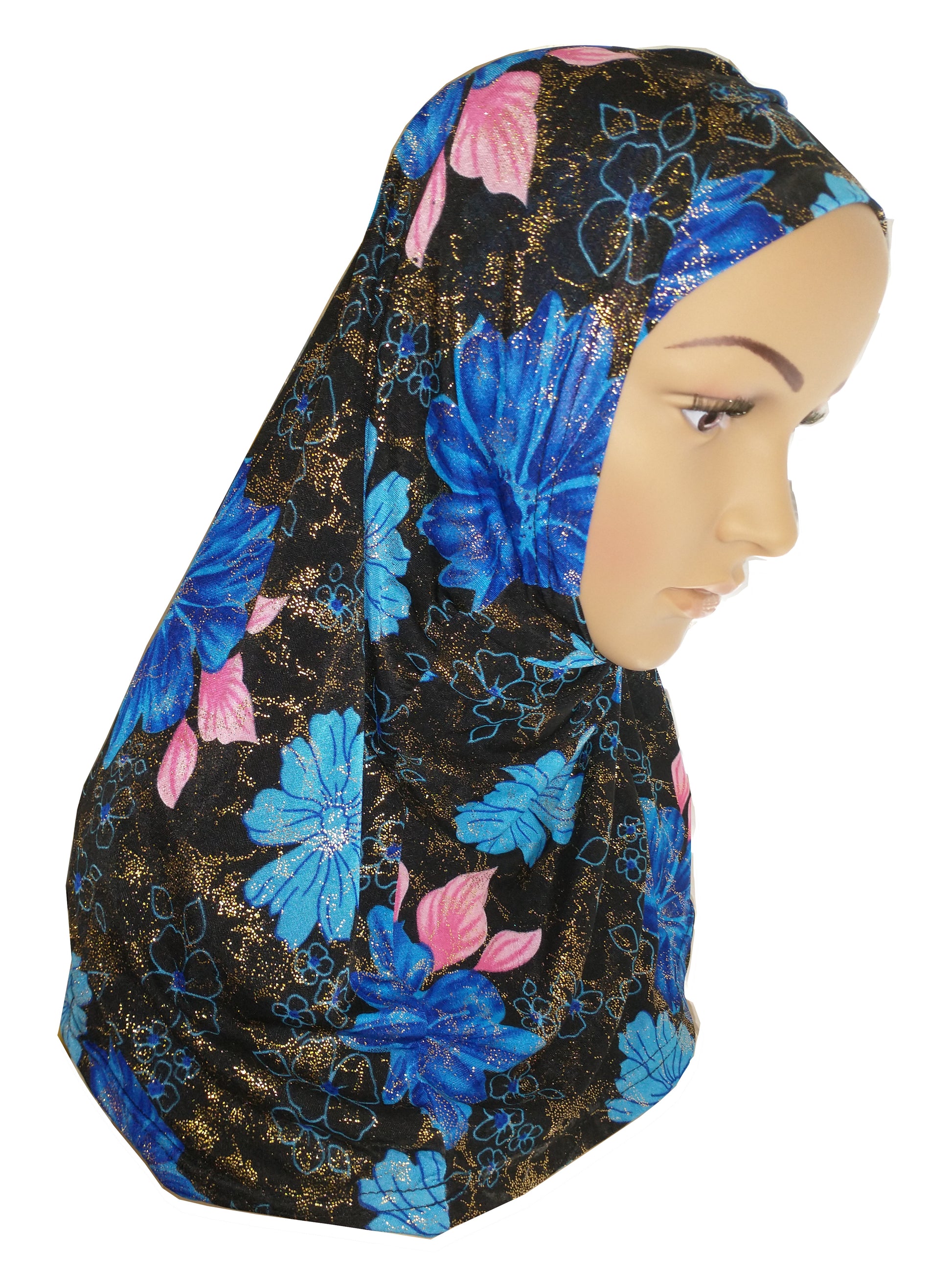 Two Piece Deluxe Fashion Print Hijab Middle Eastern Boutique