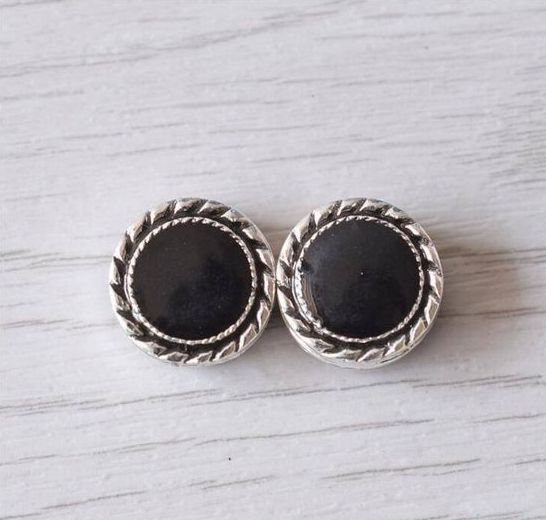 Magnetic Pins , Pins Hijab , Silver Metallic ,Black Pins , 1 pin Middle Eastern Boutique