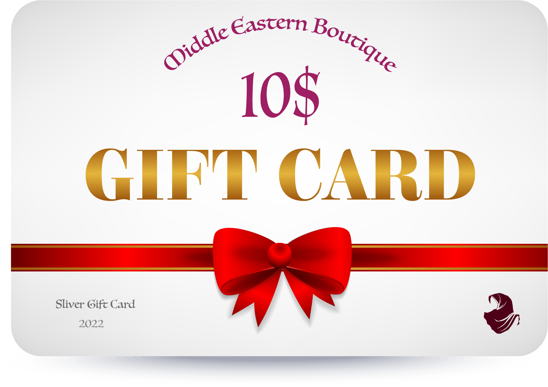 Gold Gift Card Middle Eastern Boutique
