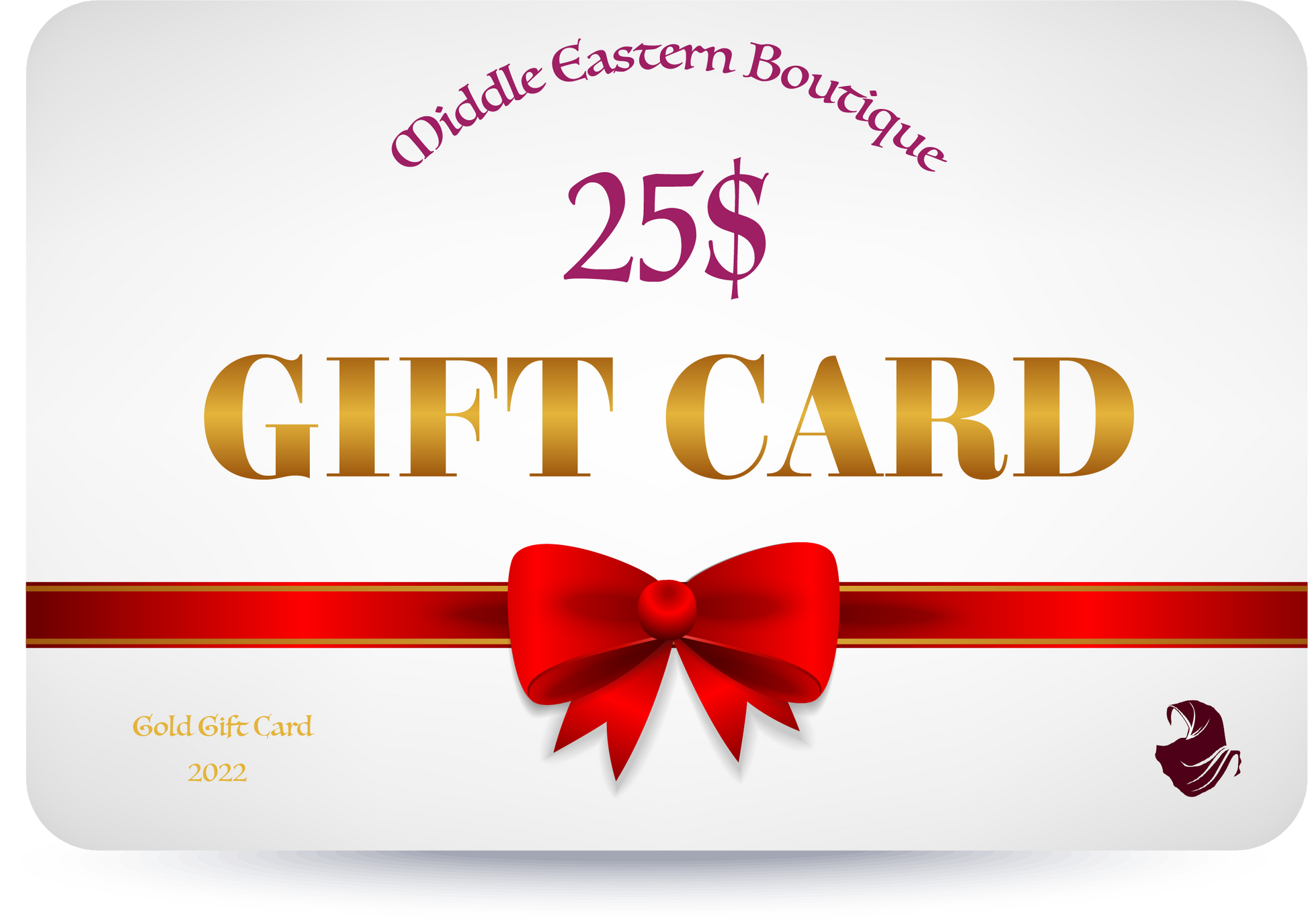 Gold Gift Card Middle Eastern Boutique