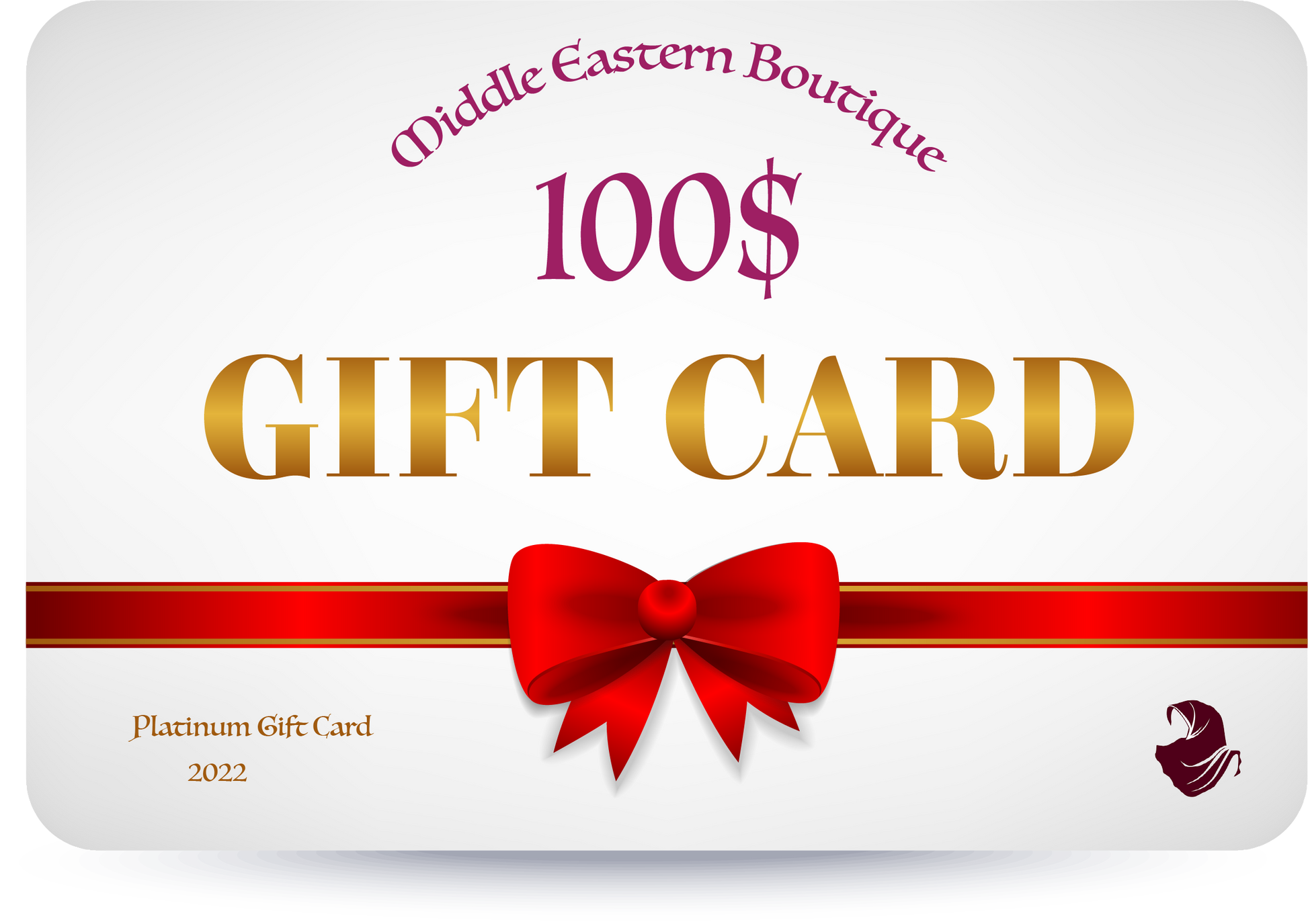 Gold Gift Card Middle Eastern Boutique