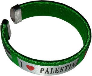 Palestine Bracelet / Wristband Middle Eastern Boutique