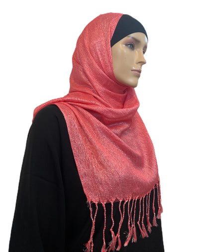 Fancy Shawl with shiny accent Middle Eastern Boutique