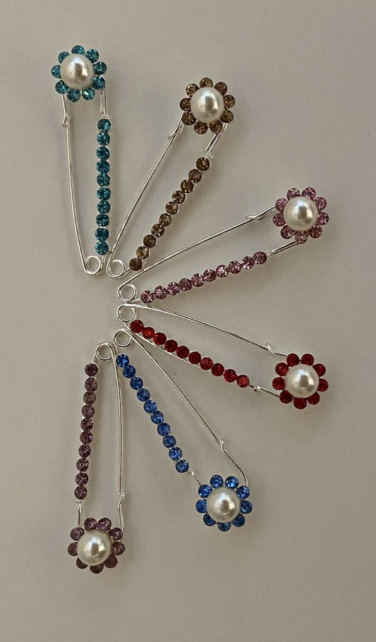 Pin for Hijab Scarf, Scarves Clips, Magnetic Hijab Pins, Magnetic Brooches  Two Sided Clips -  Israel