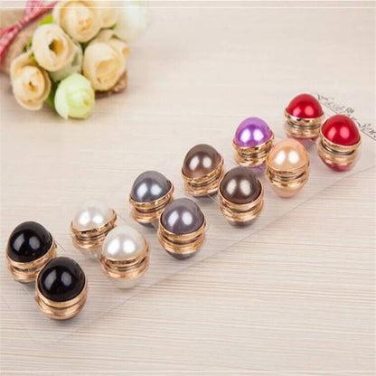 Hijab Magnetic Pin Round Magnetic Hijab Pins Buttons Multi Use Hijab Magnets for Women Scarf Knitwear Hats Lapel Safety, White and Black Middle Eastern Boutique