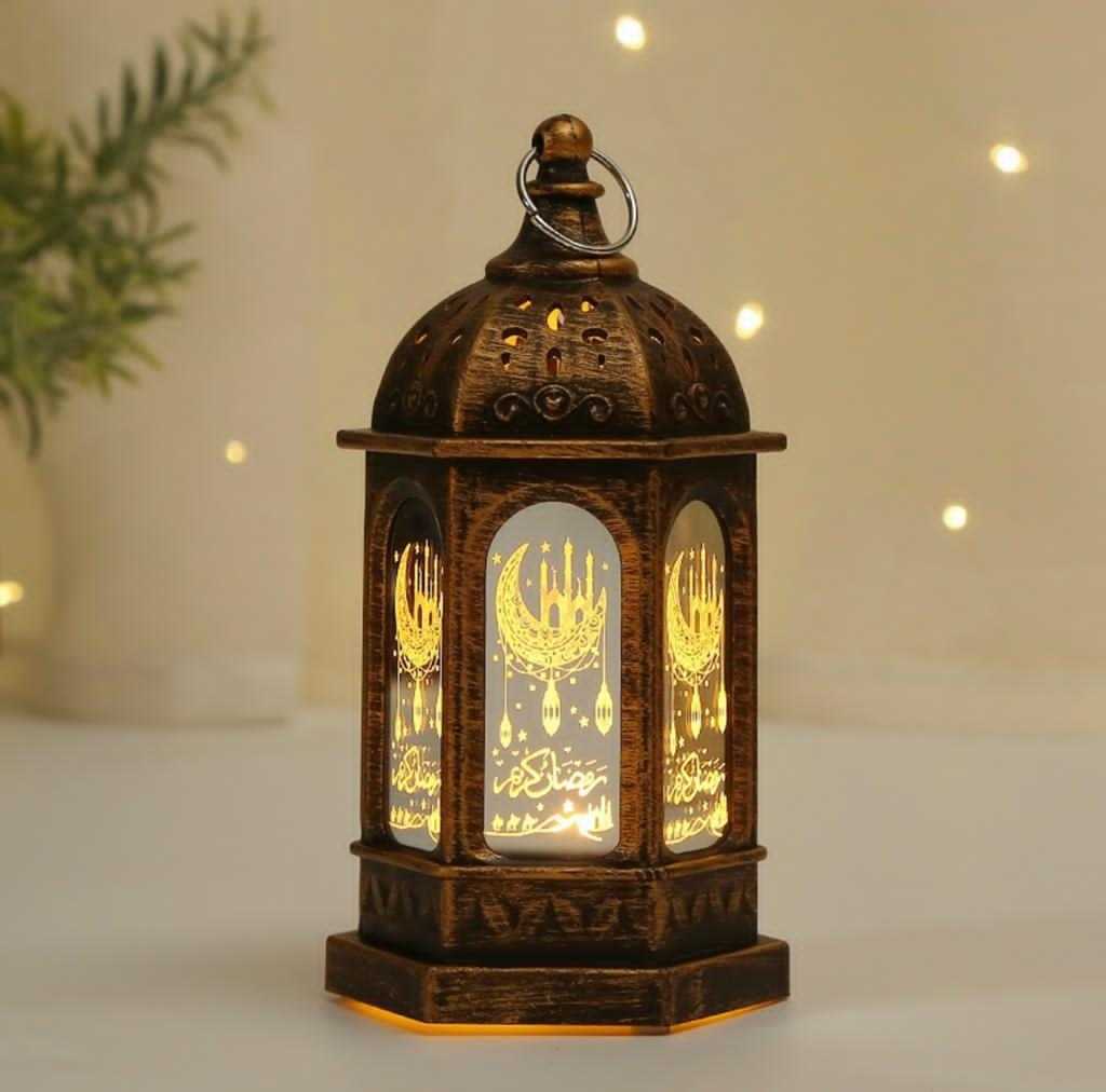 LED Ramadan Lantern Wind Lights Ramadan Decor For Home Happy EID MUBARAK Islamic Muslim Party Ramadan Kareem Gifts Eid Al Adha Middle Eastern Boutique