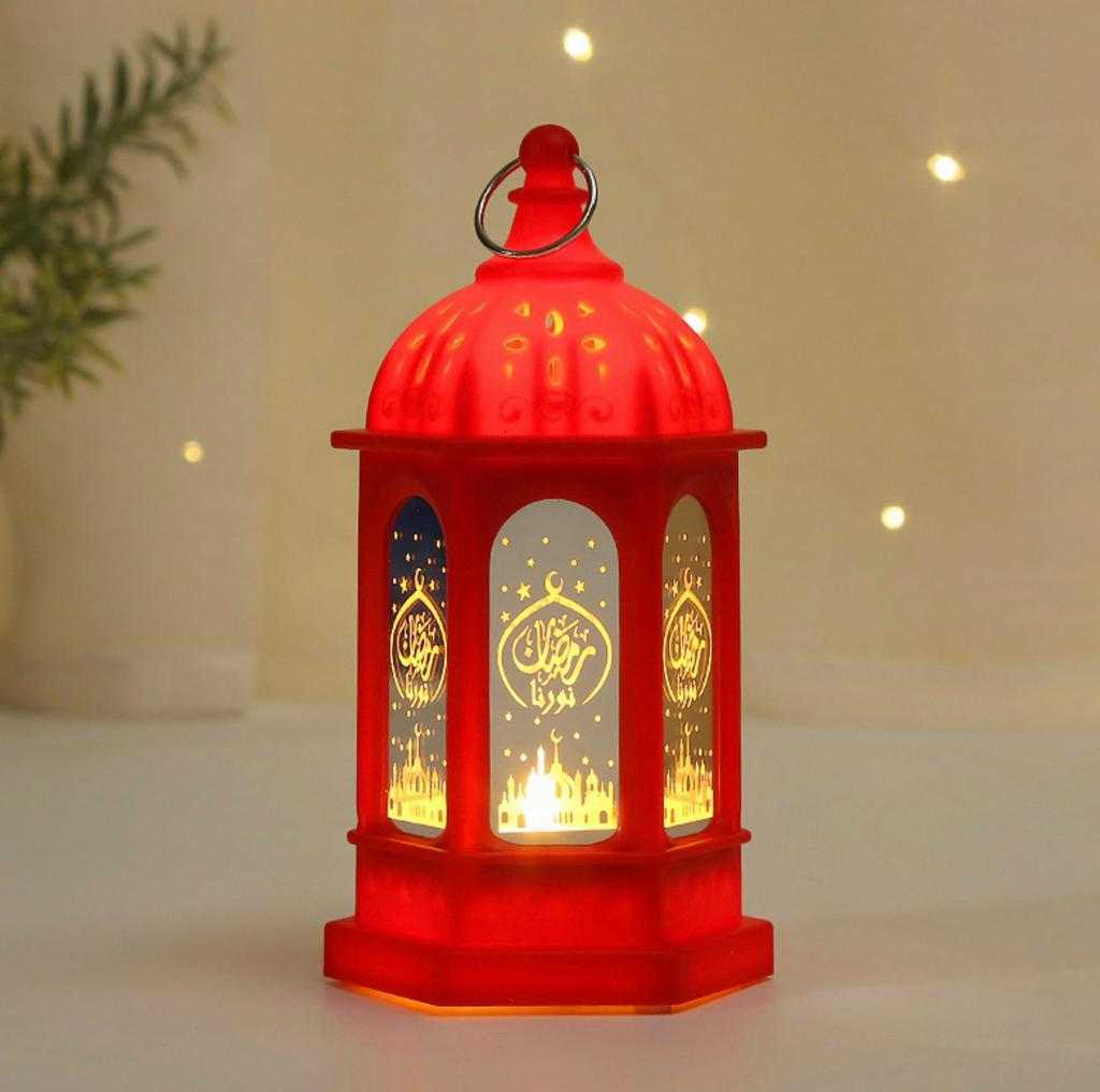 LED Ramadan Lantern Wind Lights Ramadan Decor For Home Happy EID MUBARAK Islamic Muslim Party Ramadan Kareem Gifts Eid Al Adha Middle Eastern Boutique