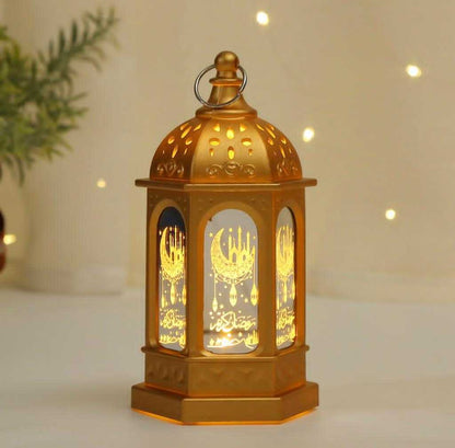 LED Ramadan Lantern Wind Lights Ramadan Decor For Home Happy EID MUBARAK Islamic Muslim Party Ramadan Kareem Gifts Eid Al Adha Middle Eastern Boutique