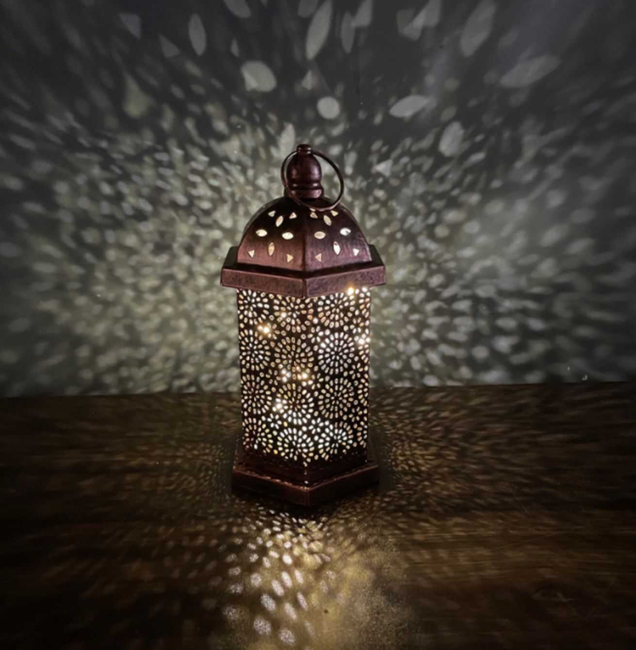 Led Ramadan Lights - Wooden Decorative Lantern For Eid Ramadan Mubarak -  Decorative Led Night Light - Home Hangings Lanterns Decorative Indoor For  Bed