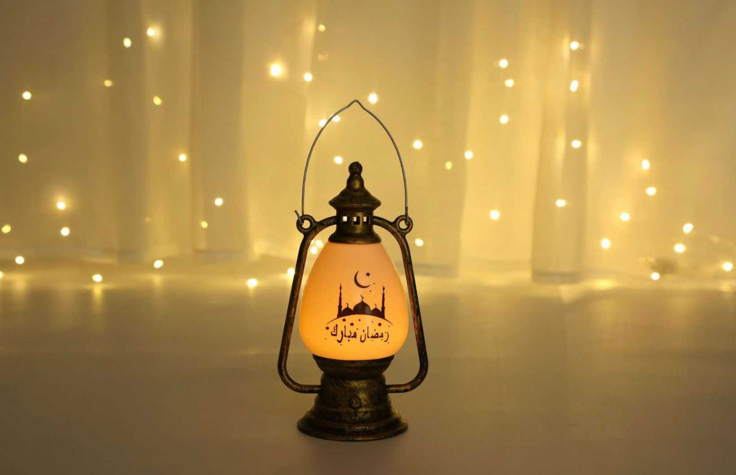 Ramadan Mubarak LED Wind Light Lantern Decoration. Middle Eastern Boutique