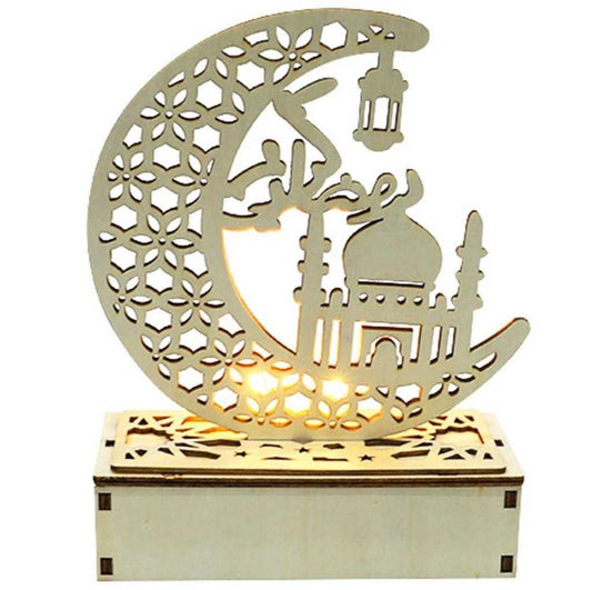 Laser Cut Ramadan and Eid Decorations Wooden Ornaments with LED Lights. 11 Styles to Choose from. Middle Eastern Boutique