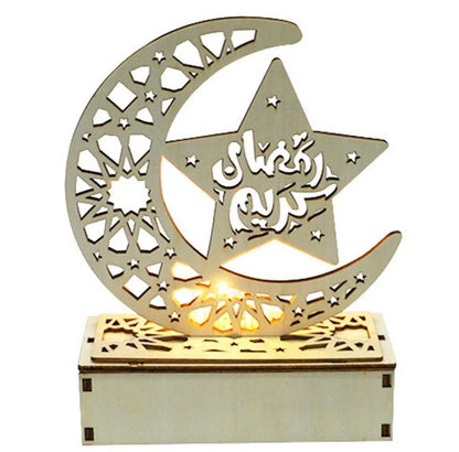 Laser Cut Ramadan and Eid Decorations Wooden Ornaments with LED Lights. 11 Styles to Choose from. Middle Eastern Boutique