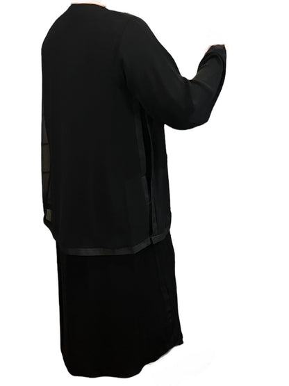 Black Kuwaiti Abayas Variants 1-16 Middle Eastern Boutique