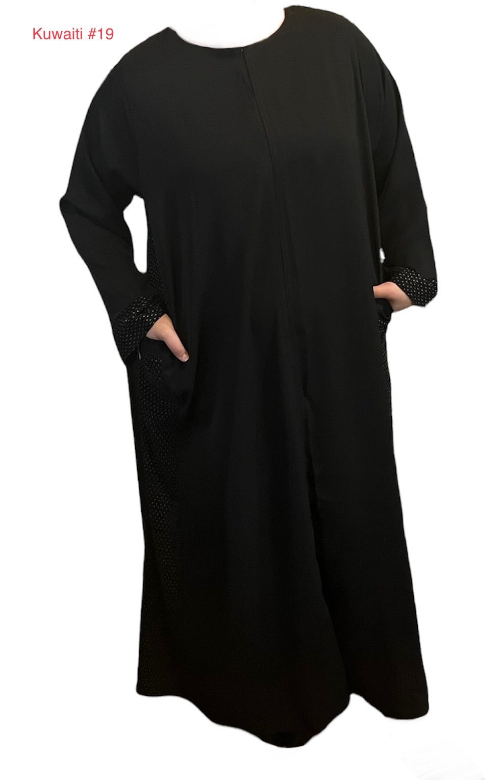 Black Kuwaiti Abayas Variants 17-32 Middle Eastern Boutique
