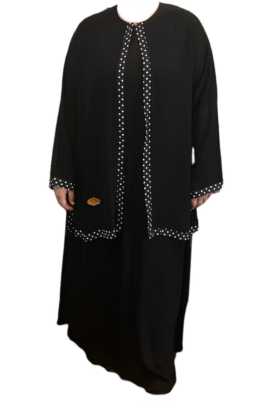 Black Kuwaiti Abayas Variants 17-32 Middle Eastern Boutique